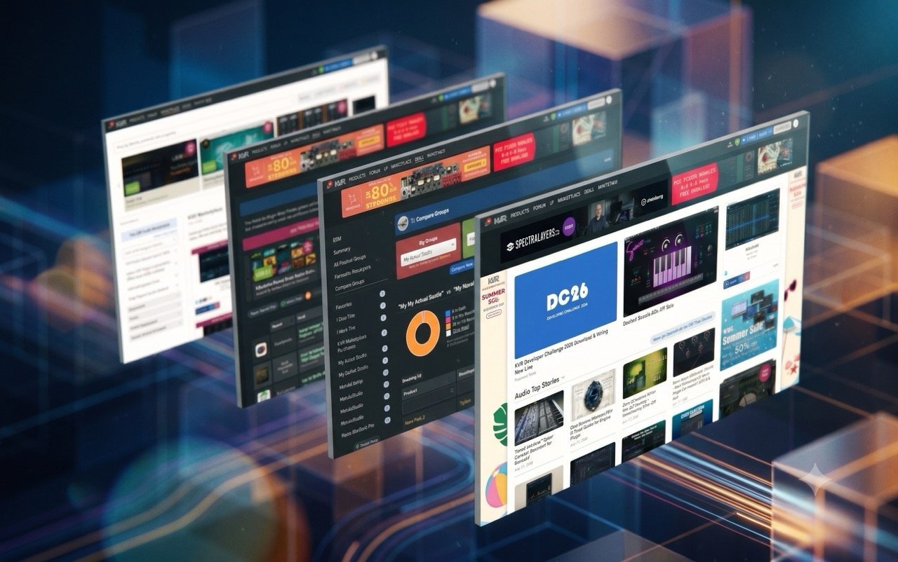 KVR Audio product catalog classification case study